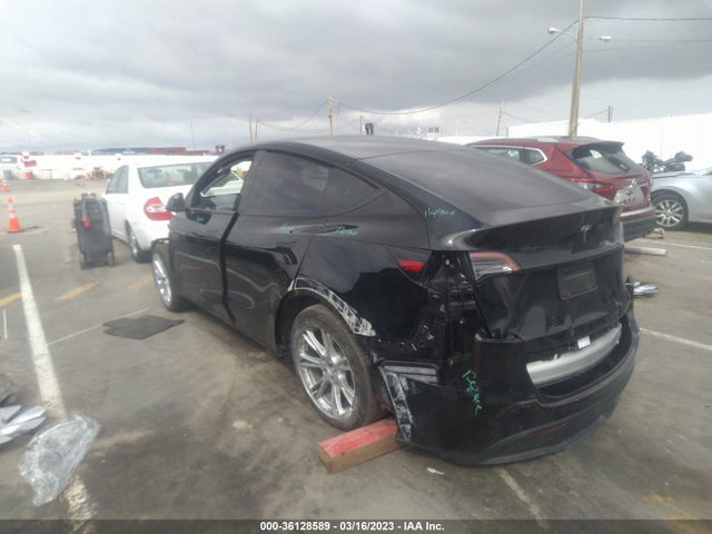 2021 TESLA MODEL Y STANDARD RANGE VIN: 5YJYGDED7MF107152