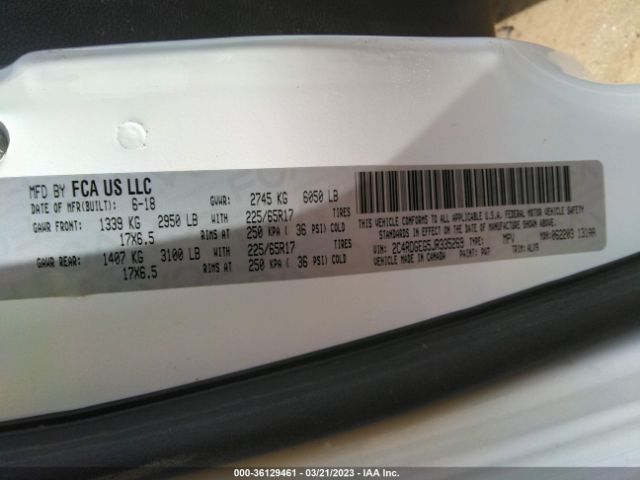 2C4RDGEG5JR335269 Dodge Grand Caravan Gt