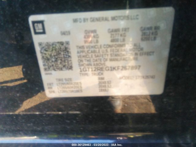 1GT12REG1KF267897 GMC Sierra 2500hd Slt