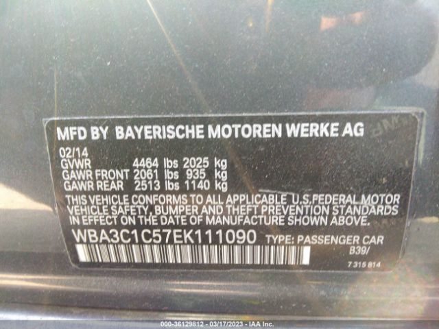 WBA3C1C57EK111090 BMW 3 Series 328i