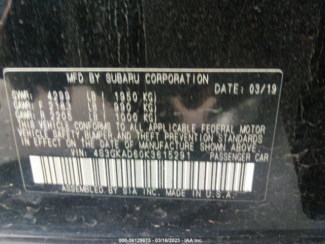 4S3GKAD60K3615291 Subaru Impreza Premium