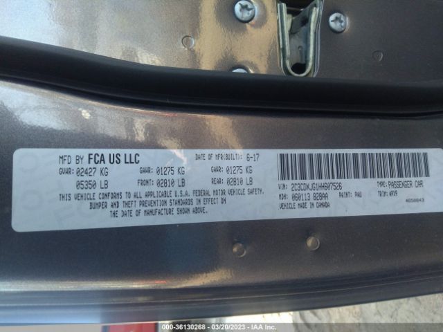2C3CDXJG1HH607526 Dodge Charger Sxt