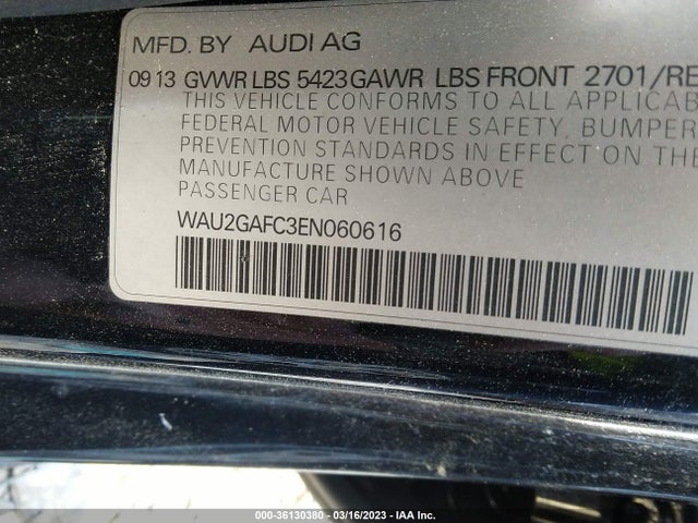 WAU2GAFC3EN060616 Audi A7 3.0 Prestige