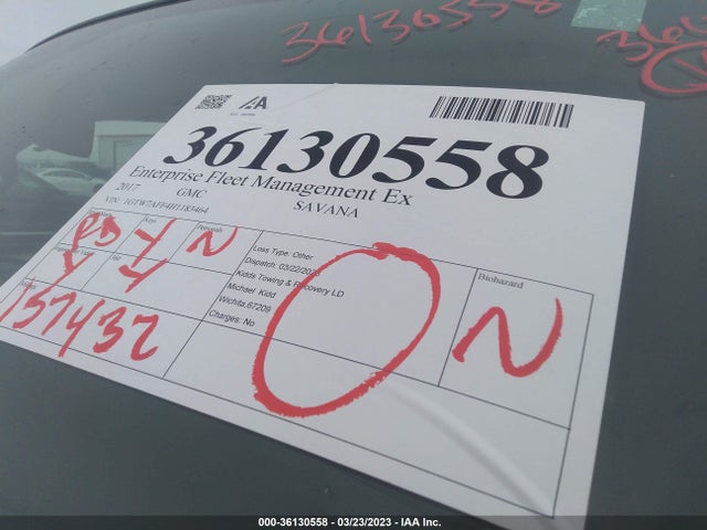 GMC SAVANA CARGO VAN 2017 1GTW7AFF4H1183464 Image 6