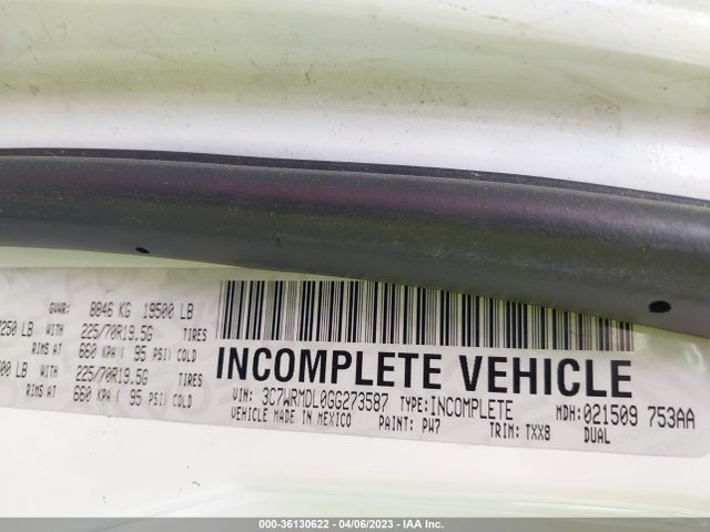 2016 Dodge Ram, VIN: 3C7WRMDL0GG273587