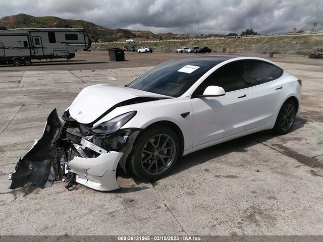 Tesla Model 3 Long Range 2021 5YJ3E1EB1MF073688 Image 2