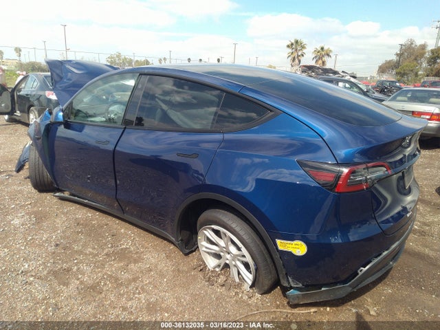 2021 TESLA MODEL Y LONG RANGE VIN: 5YJYGDEE6MF274420