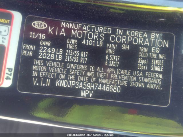 KNDJP3A59H7446680 KIA SOUL +