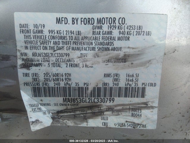 Ford Ecosport Se 2020 MAJ6S3GL2LC330799 Image 11
