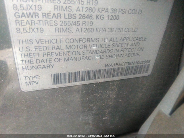 WA1EECF39N1042088 Audi Q3 S Line Premium Plus