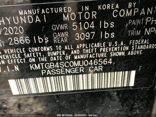 Genesis G80 2.5t 2021 KMTGB4SC0MU046564 Image 11