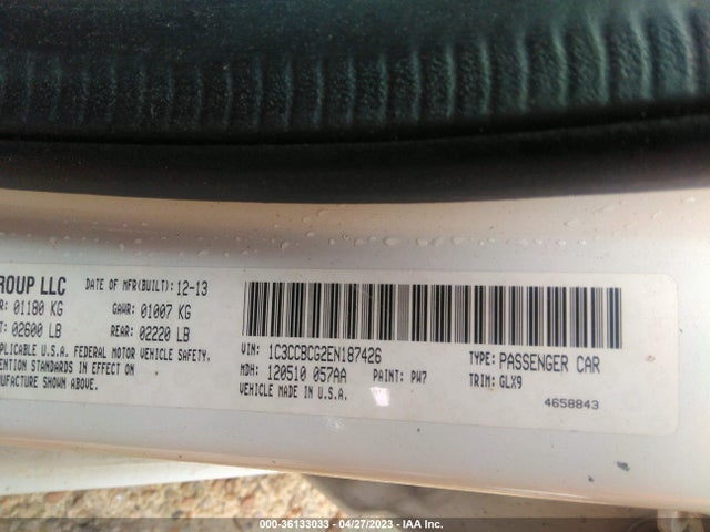 1C3CCBCG2EN187426 Chrysler 200 Limited