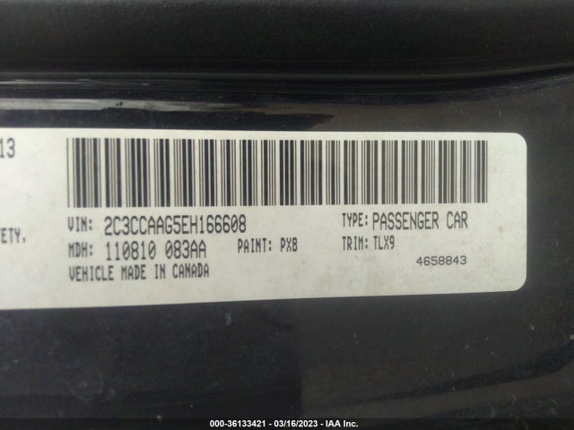 2C3CCAAG5EH166608 Chrysler 300