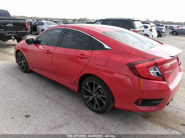 2020 HONDA CIVIC SEDAN SPORT VIN: 2HGFC2F8XLH548793
