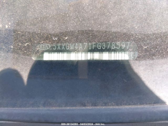 5XXGM4A71FG378597 KIA Optima Lx