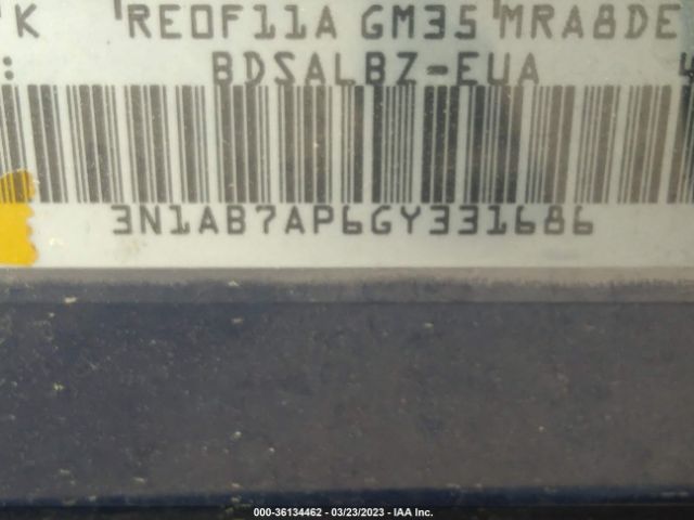 3N1AB7AP6GY331686 Nissan SENTRA S