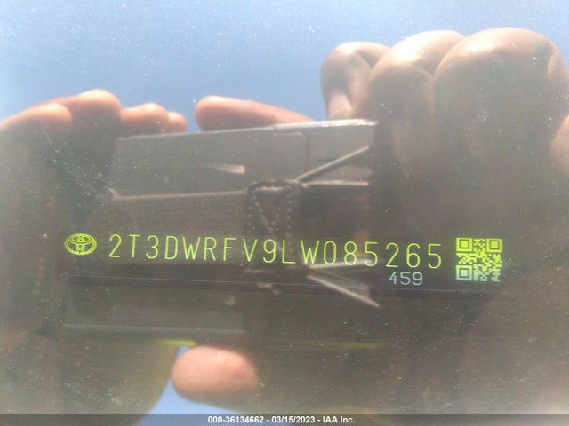 2020 TOYOTA RAV4 HYBRID LIMITED VIN: 2T3DWRFV9LW085265