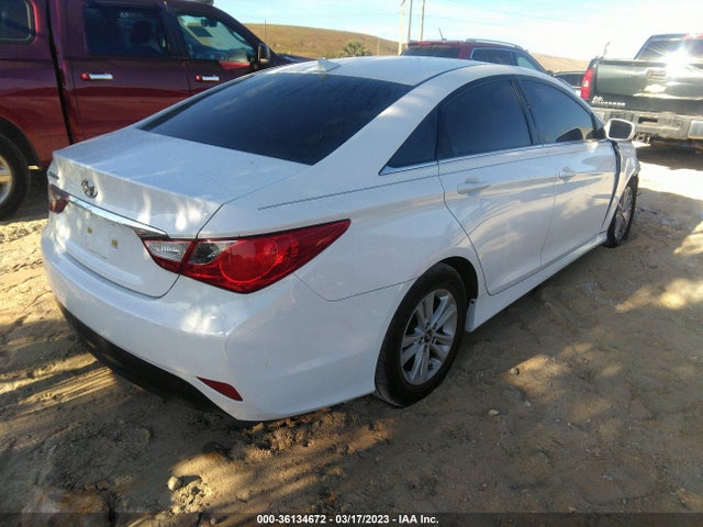 2014 HYUNDAI SONATA GLS VIN: 5NPEB4AC4EH917386