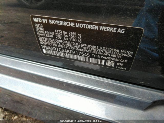 WBA5R7C54KFH17545 BMW 3 Series 330i Xdrive