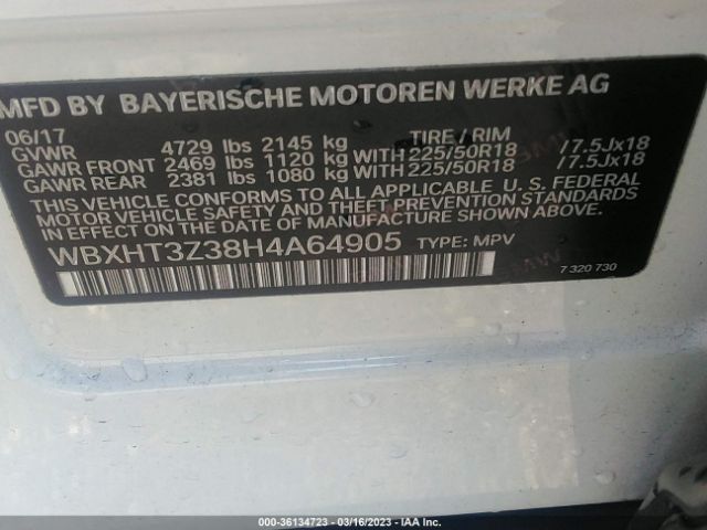WBXHT3Z38H4A64905 BMW X1 Xdrive28i