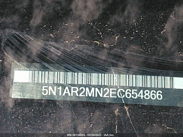 5N1AR2MN2EC654866 Nissan Pathfinder Sl