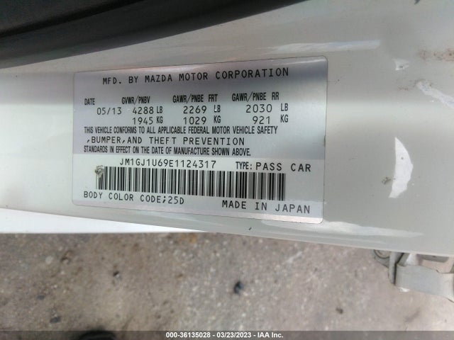 Mazda py 2014 JM1GJ1U69E1124317 Image 21