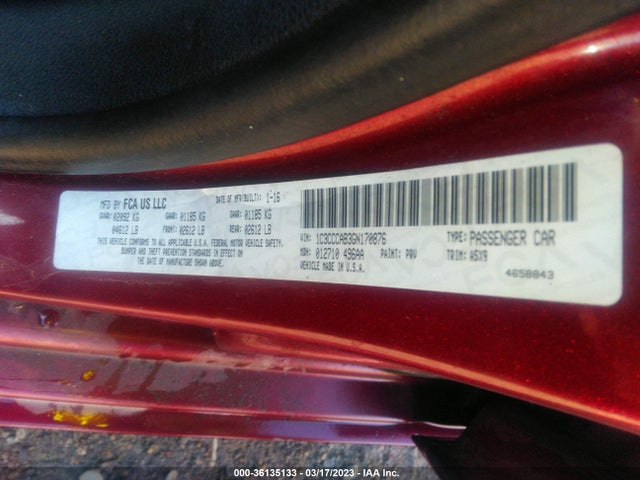 1C3CCCAB3GN170876 Chrysler 200 Limited