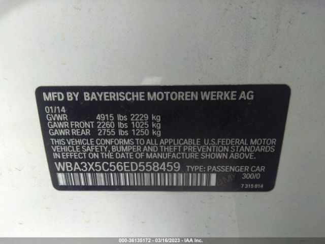 WBA3X5C56ED558459 BMW 3 Series Gran Turismo 328i Xdrive