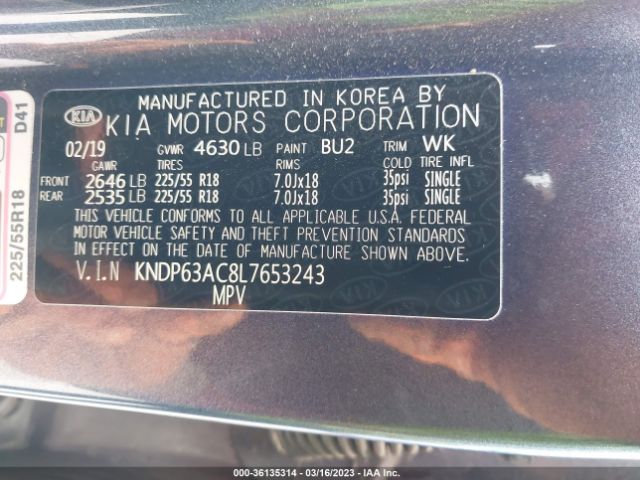 KNDP63AC8L7653243 KIA SPORTAGE S