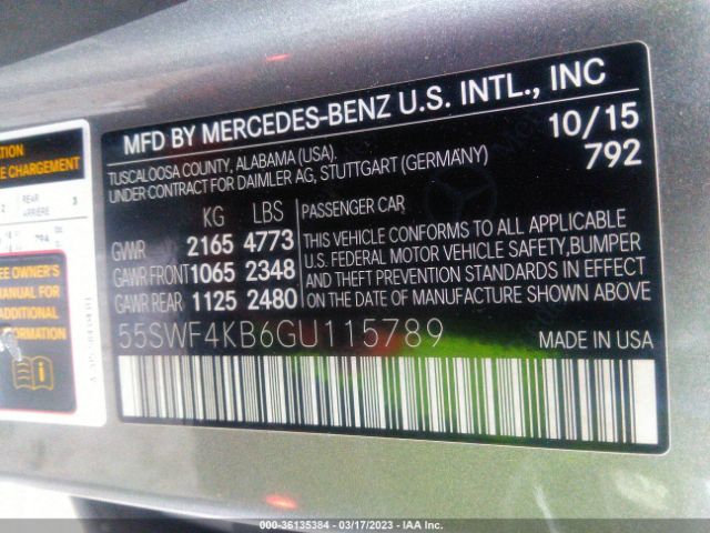 55SWF4KB6GU115789 Mercedes-Benz C 300 Sport 4matic/luxury 4matic/4matic