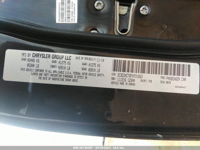 Dodge Charger Rt 2015 2C3CDXCT6FH731833 Image 10