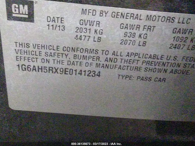 Cadillac Ats Luxury Awd 2014 1G6AH5RX9E0141234 Image 11