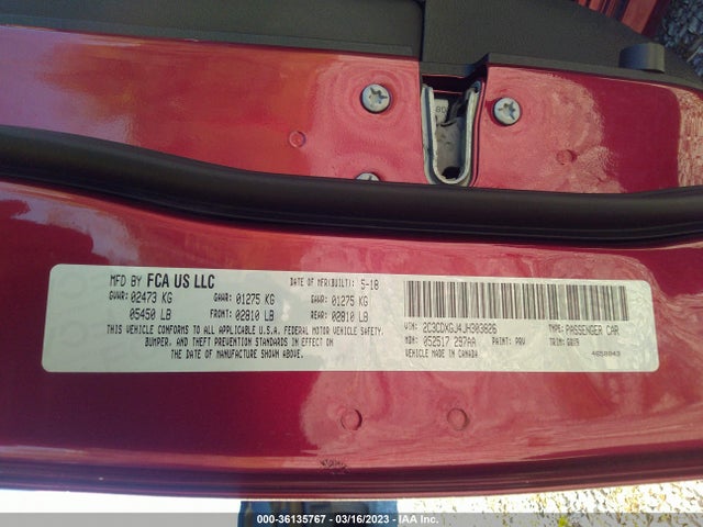 Dodge Charger R/t Scat Pack 2018 2C3CDXGJ4JH303826 Image 10