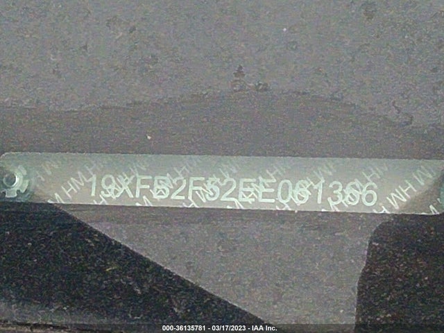 Honda Civic Sedan Lx 2014 19XFB2F52EE061366 Image 9