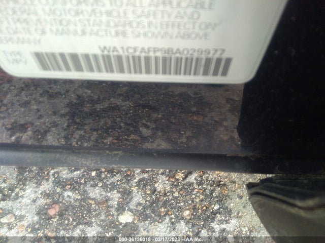 WA1CFAFP9BA029977 Audi Q5 2.0t Premium