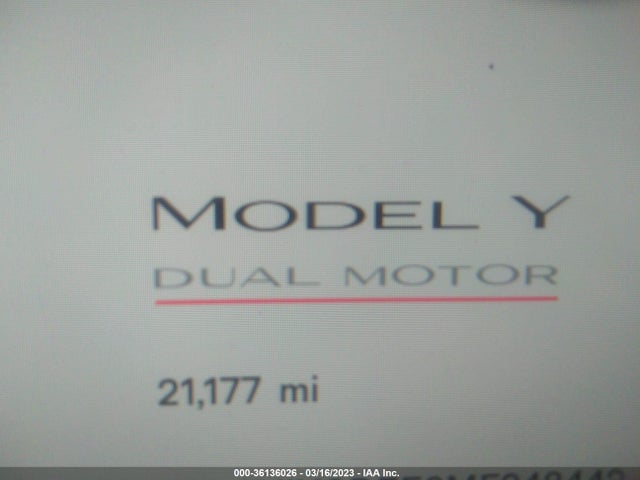 2021 TESLA MODEL Y PERFORMANCE VIN: 5YJYGDEF6MF248442