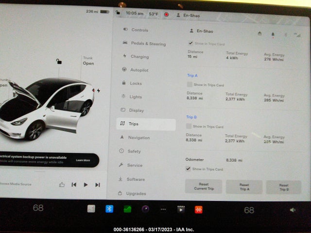 Tesla Model Y Long Range 2022 7SAYGDEE3NF544062 Image 8