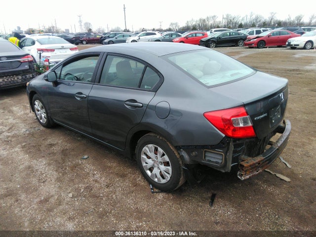 2012 HONDA CIVIC SDN LX VIN: 19XFB2F5XCE018407