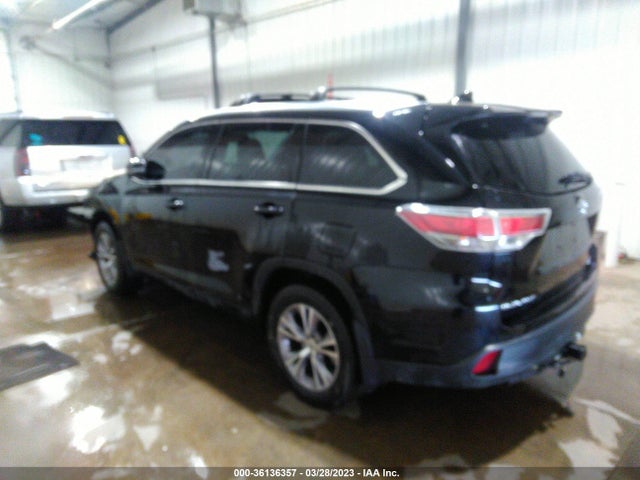2014 TOYOTA HIGHLANDER XLE V6 VIN: 5TDJKRFH6ES043780