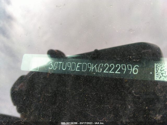 3GTU9DED9KG222996 GMC Sierra 1500 Slt
