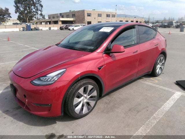 Tesla Model Y Long Range 2022 7SAYGDEE4NF373449 Image 2
