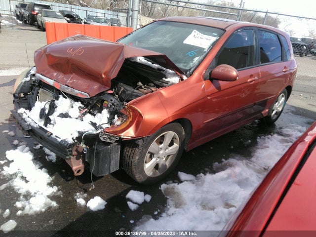2008 KIA SPECTRA VIN: KNAFE162385017462