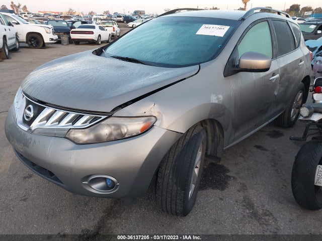 2009 NISSAN MURANO S VIN: JN8AZ18UX9W013103