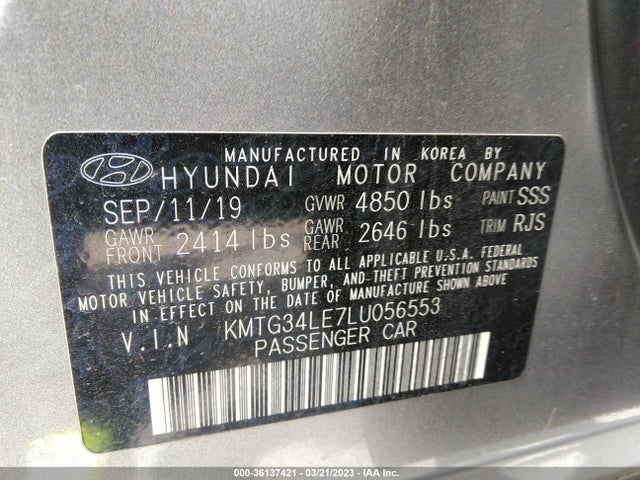 Genesis G70 3.3t 2020 KMTG34LE7LU056553 Image 9
