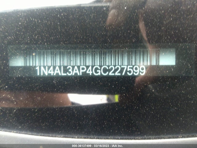 Nissan ALTIMA 2.5 2016 1N4AL3AP4GC227599 Image 10