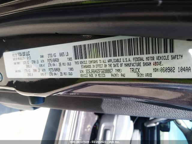 RAM 1500 Express 2015 3C6JR6AG5FG698867 Image 10