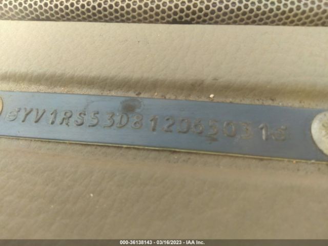 YV1RS53D812065031 Volvo S60