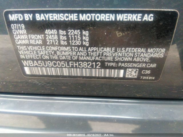 WBA5U9C05LFH38212 BMW 3 Series M340i Xdrive