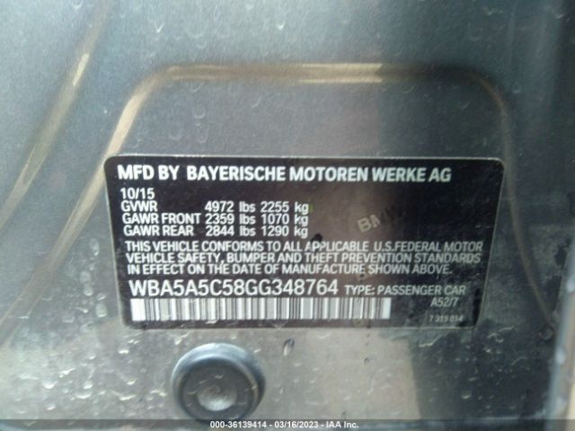WBA5A5C58GG348764 BMW 5 Series 528i