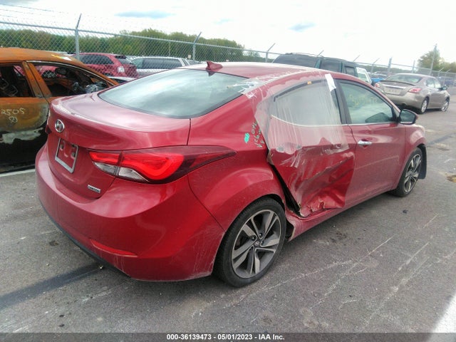 2016 HYUNDAI ELANTRA LIMITED VIN: KMHDH4AE3GU598871